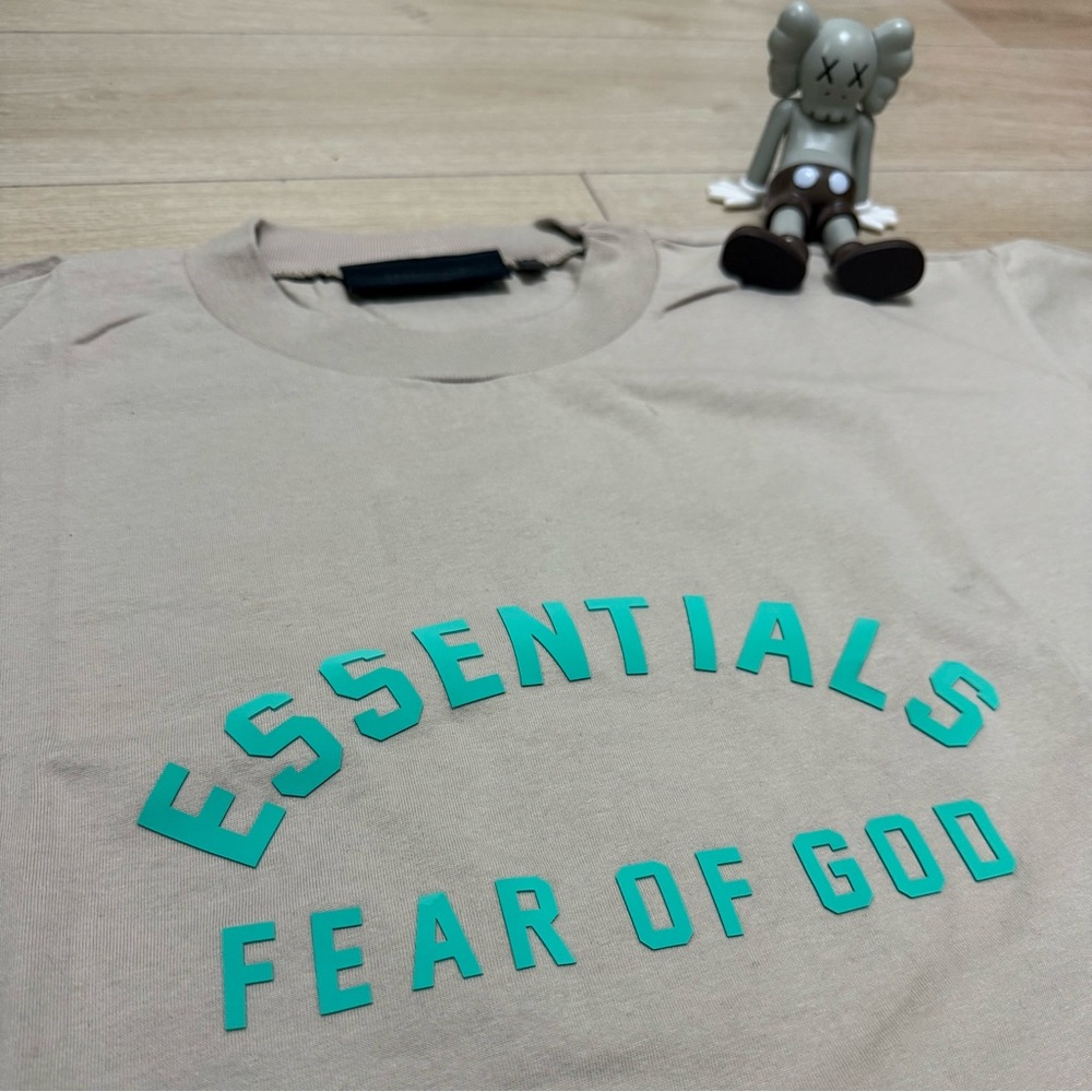 FOG Fear of God Essentials Heavy Jersey Tee Seal Grey | Size L | Premium 9.5/10